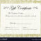Classy Gift Certificate Template | Certificatetemplategift for Publisher Gift Certificate Template