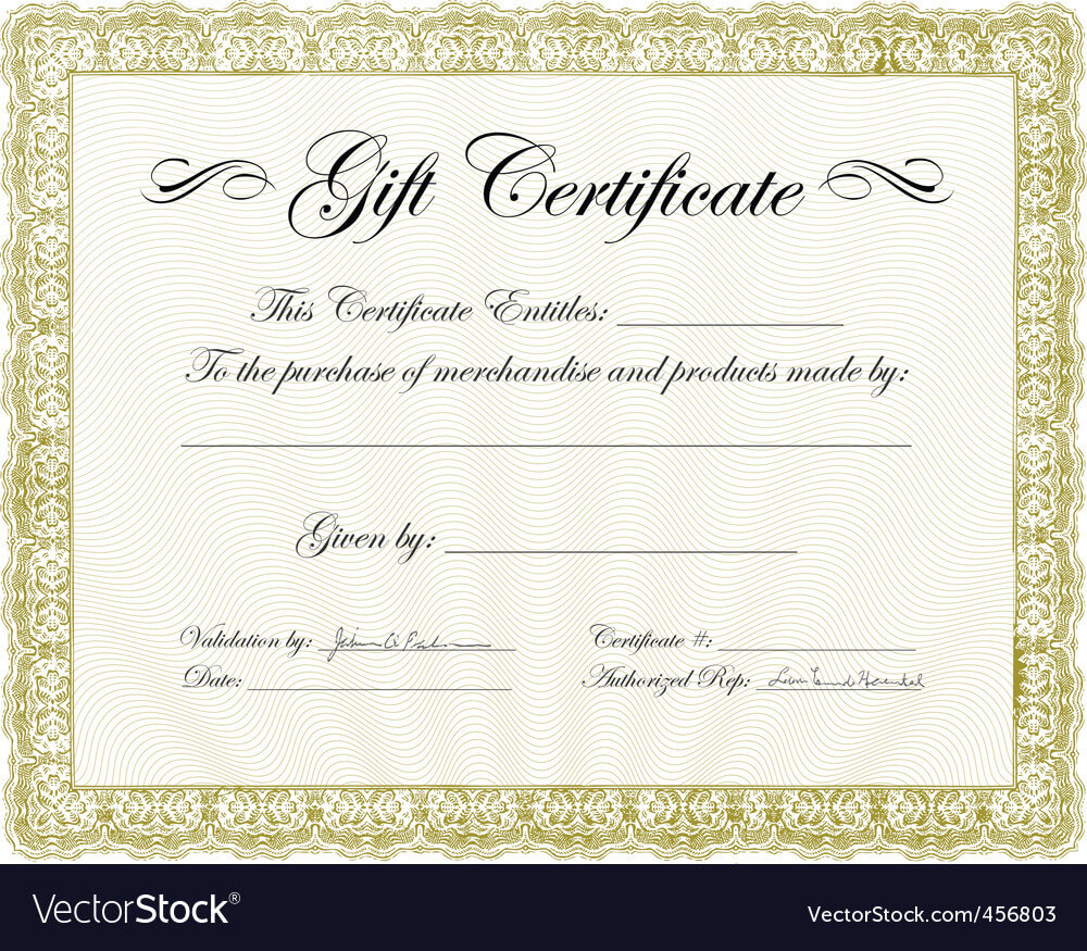 Classy Gift Certificate Template | Certificatetemplategift For Publisher Gift Certificate Template