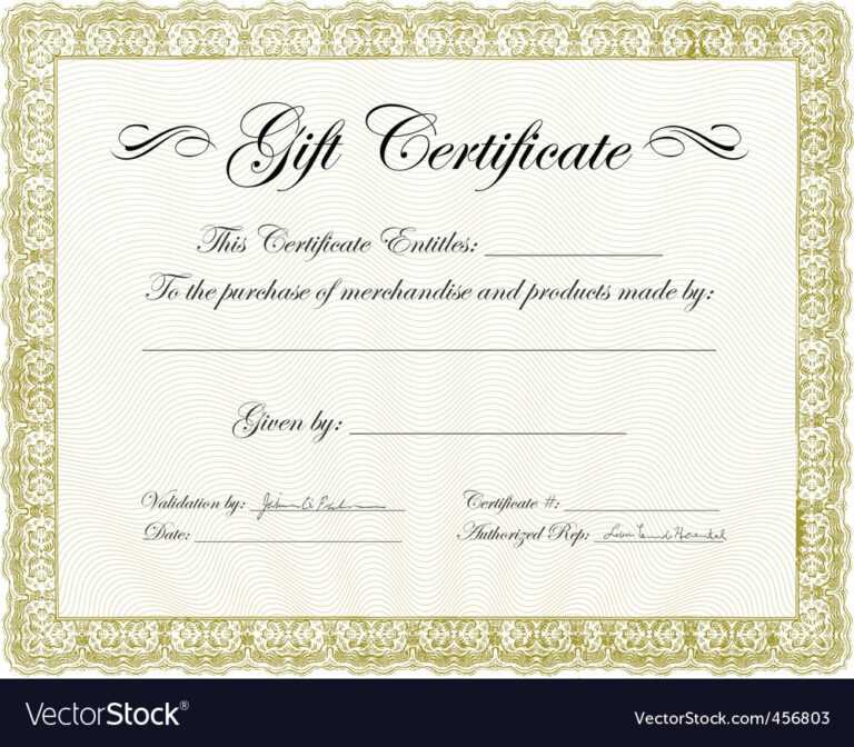 Gift Certificate Template Publisher - Professional Template Examples