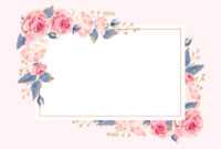 Climbing Roses - Rsvp Card Template (Free In 2020 inside Free Printable Blank Greeting Card Templates