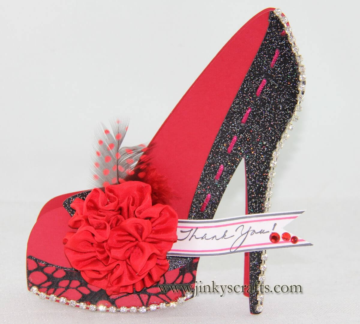 Cloth, Paper Crafts And More: High Heel Shoe 3D Cards Pertaining To High Heel Shoe Template For Card