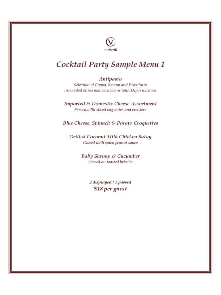 Cocktail Menu Template – 2 Free Templates In Pdf, Word Intended For Cocktail Menu Template Word Free