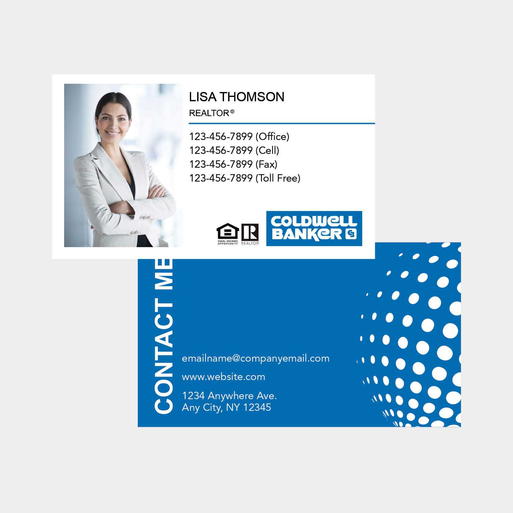 Coldwell Banker Business Card With Coldwell Banker Business Card Template