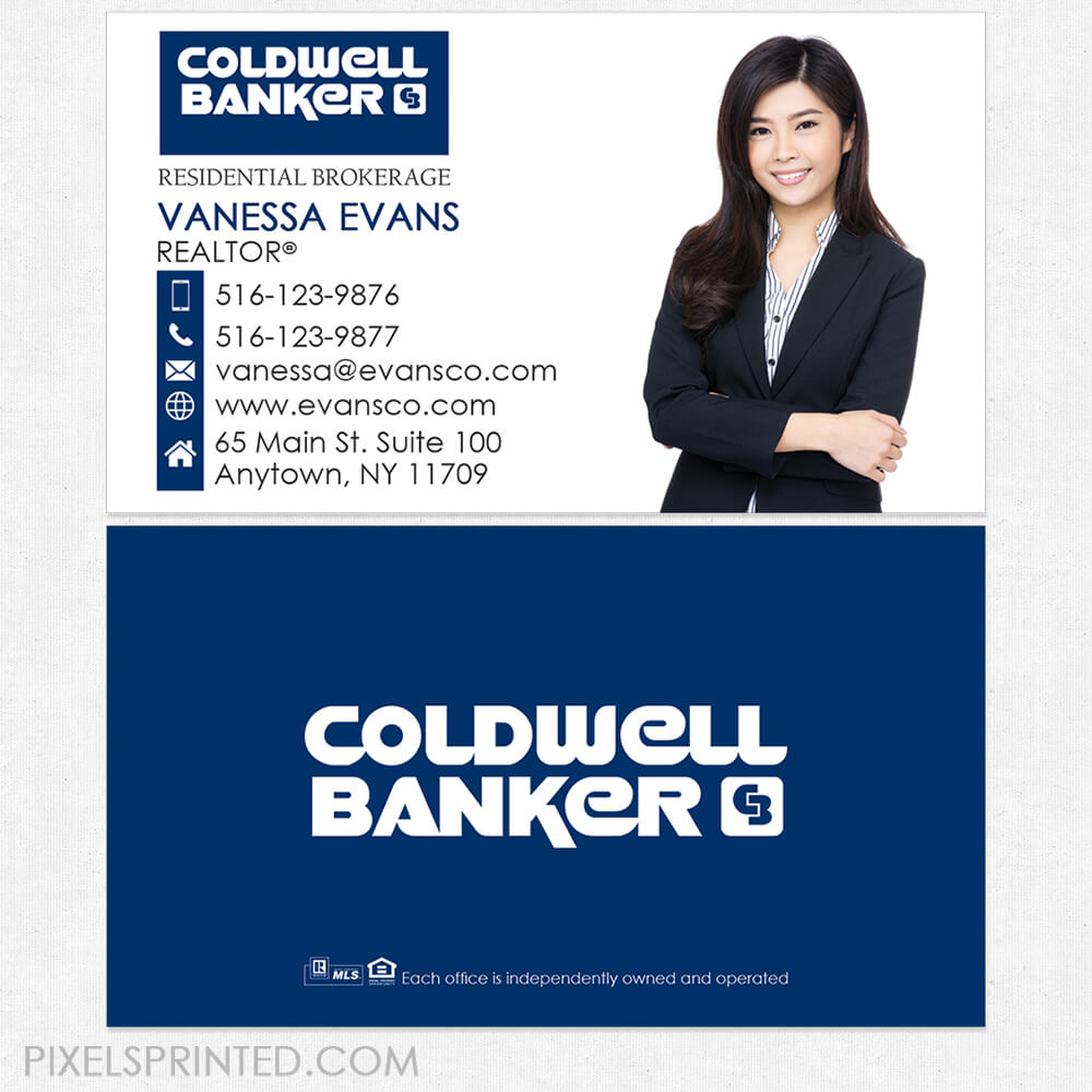 Coldwell Banker Business Cards | Realtor Business Cards With Coldwell Banker Business Card Template