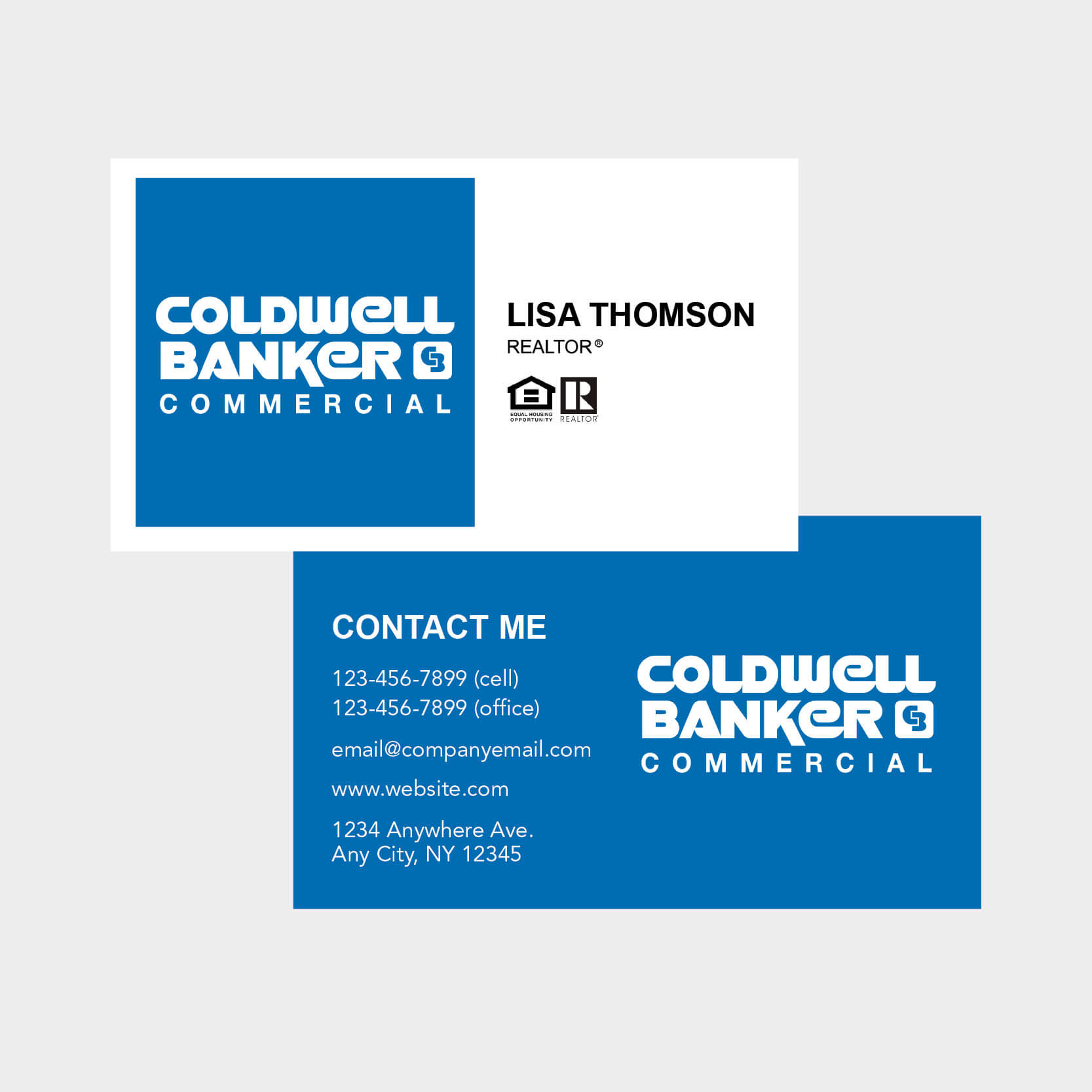 Coldwell Banker Business Cards Within Coldwell Banker Business Card Template