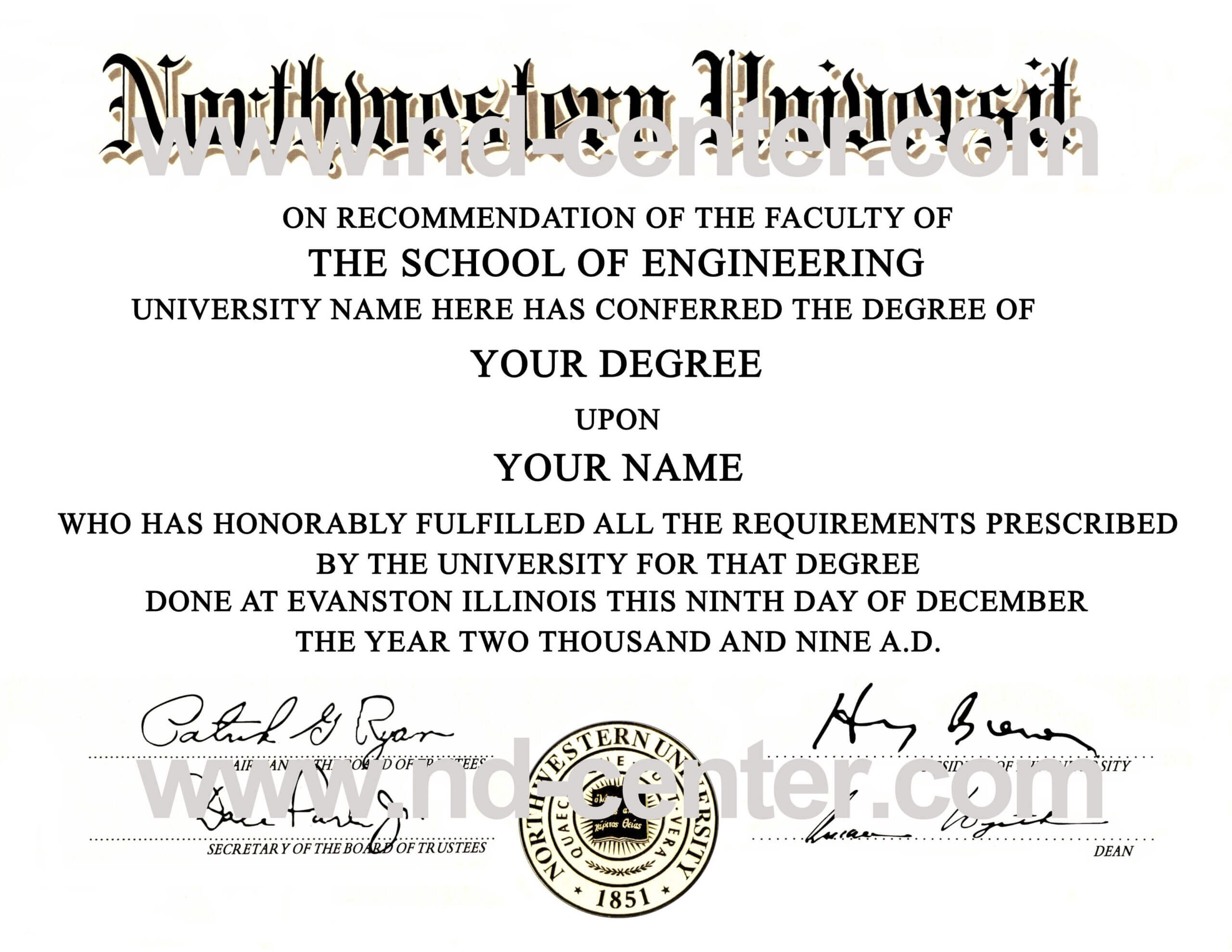 College Degree Certificate Templates Quality Fake Diploma Regarding College Graduation Certificate Template