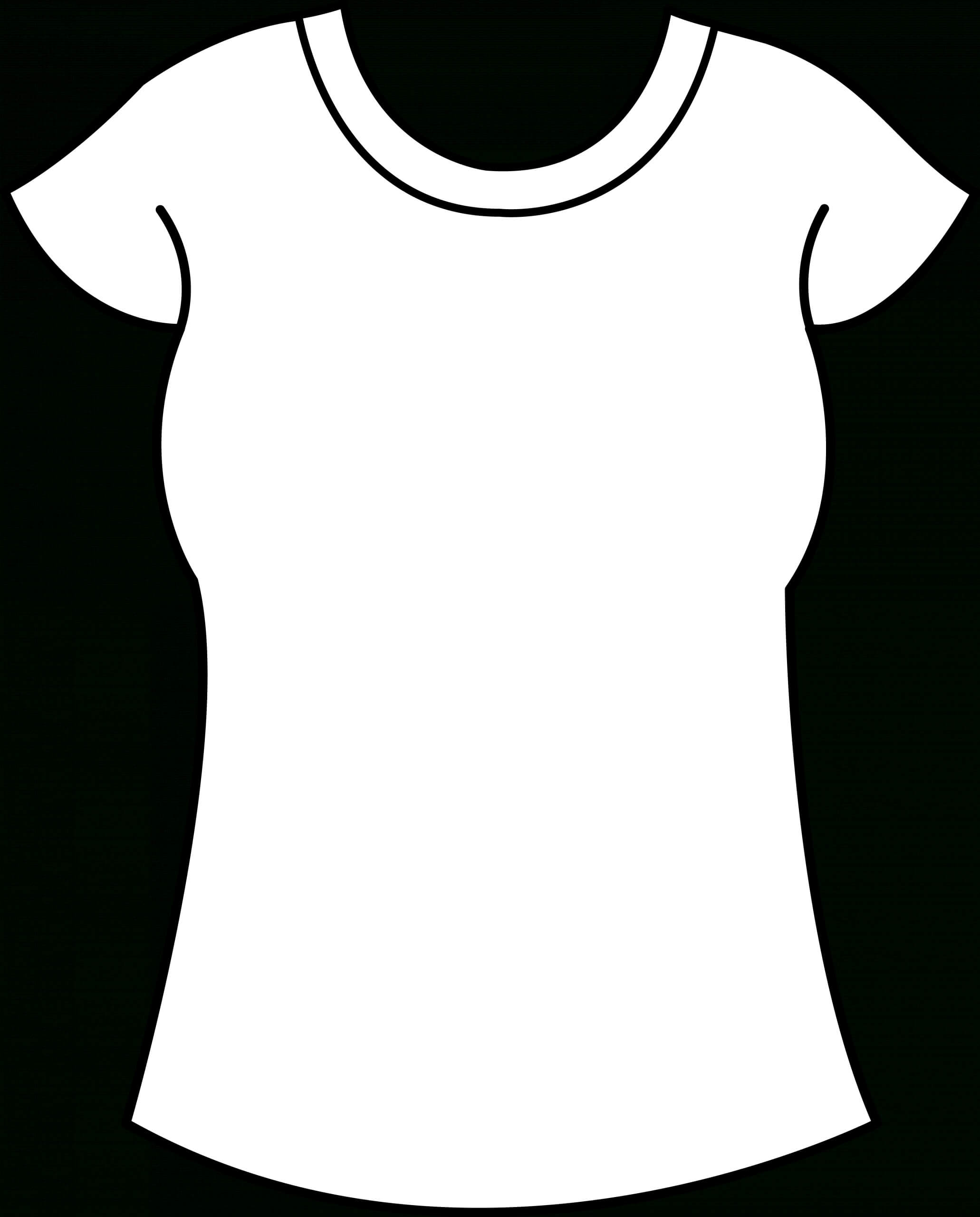Color Pages ~ Blank T Shirt Coloring Page Printable Clothes With Blank Tshirt Template Printable