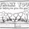 Coloring Book : Thank You Coloring Card Beautiful Printable Pertaining To Thank You Card For Teacher Template