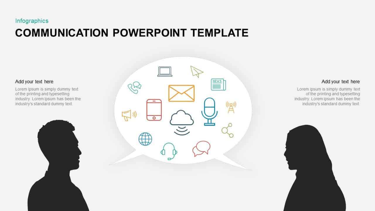 Communication Powerpoint Template & Keynote Diagram Pertaining To Powerpoint Templates For Communication Presentation