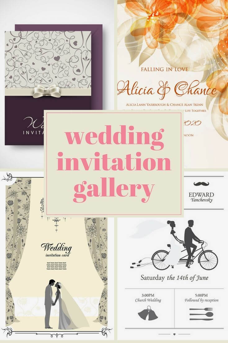 Completely Free Wedding Invitation Cards Illustrations With Church Wedding Invitation Card Template