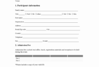 Conference Registration Form Template Word Lovely Event inside Seminar Registration Form Template Word