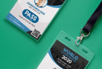 Conference Vip Entry Pass Id Card Template Psd | Id Card throughout Conference Id Card Template