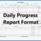Construction Daily Report Template Word Example Free Project With Regard To Construction Daily Progress Report Template