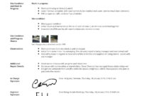 Construction Site Visit Report Template And Sample [Free To Use] pertaining to Site Visit Report Template