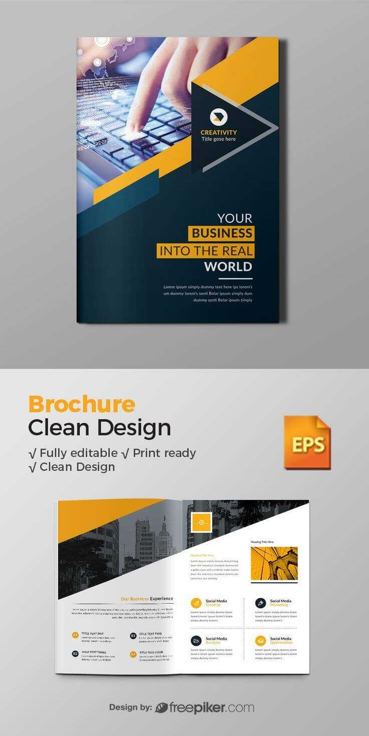 Half Page Brochure Template