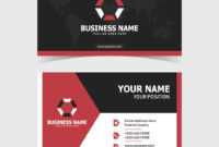 Corporate Double-Sided Business Card Template inside Double Sided Business Card Template Illustrator