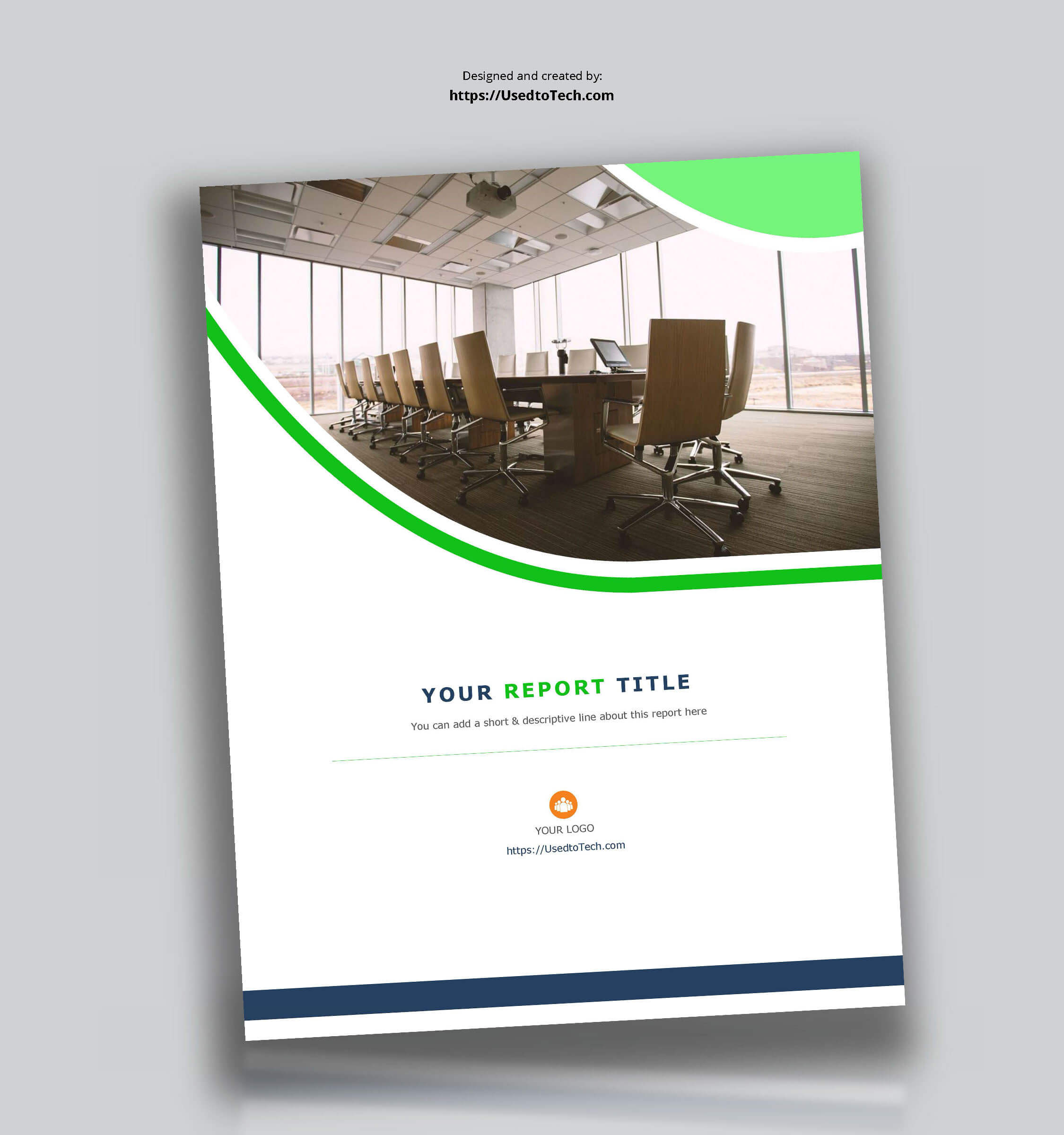 Corporate Report Design Template In Microsoft Word – Used To For Microsoft Word Templates Reports