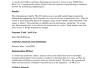 Corrective Action Report Examples Pdf Examples For Fracas in Fracas Report Template