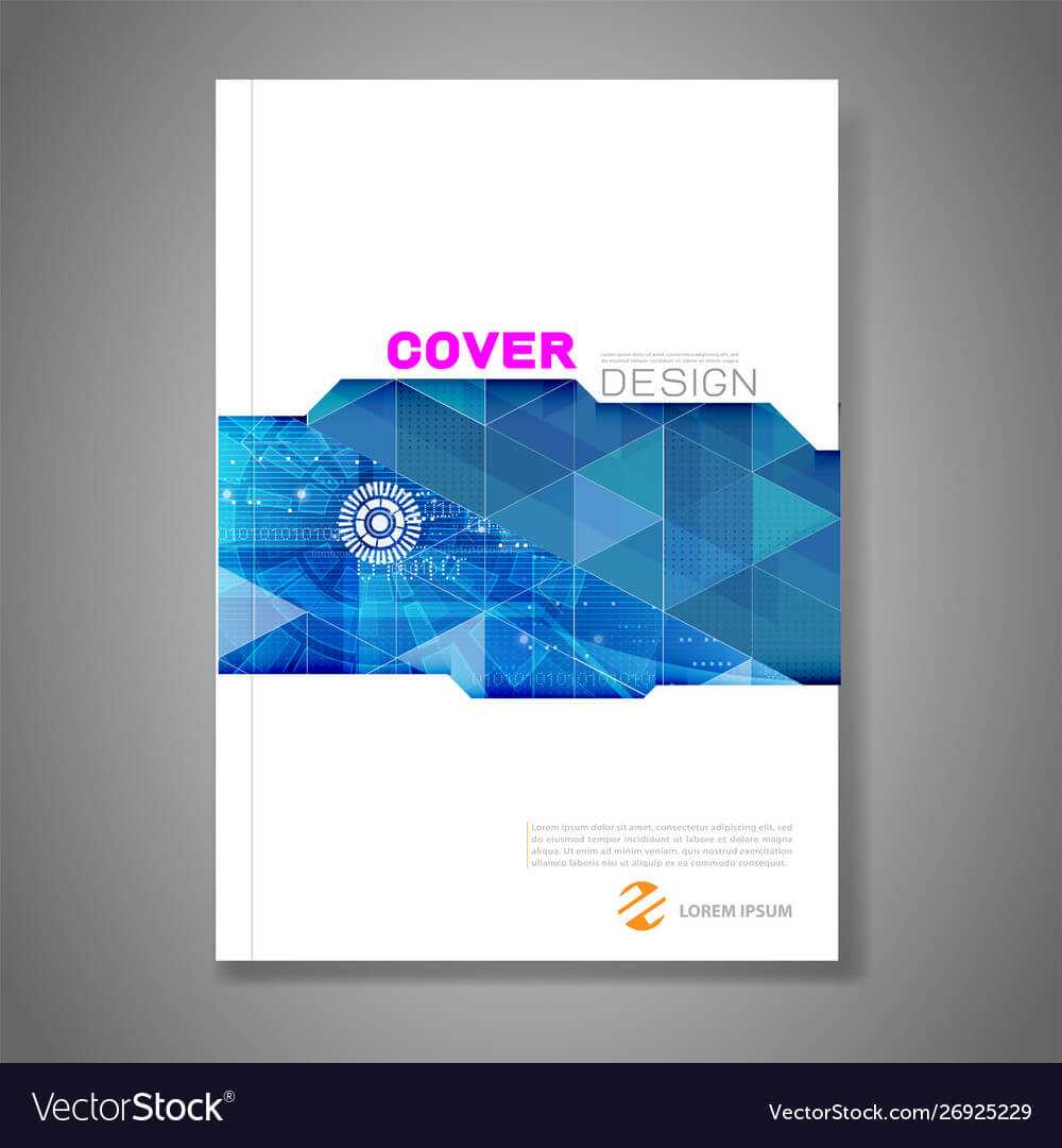 Cover Template Brochure Template Layout Book Intended For Technical Brochure Template