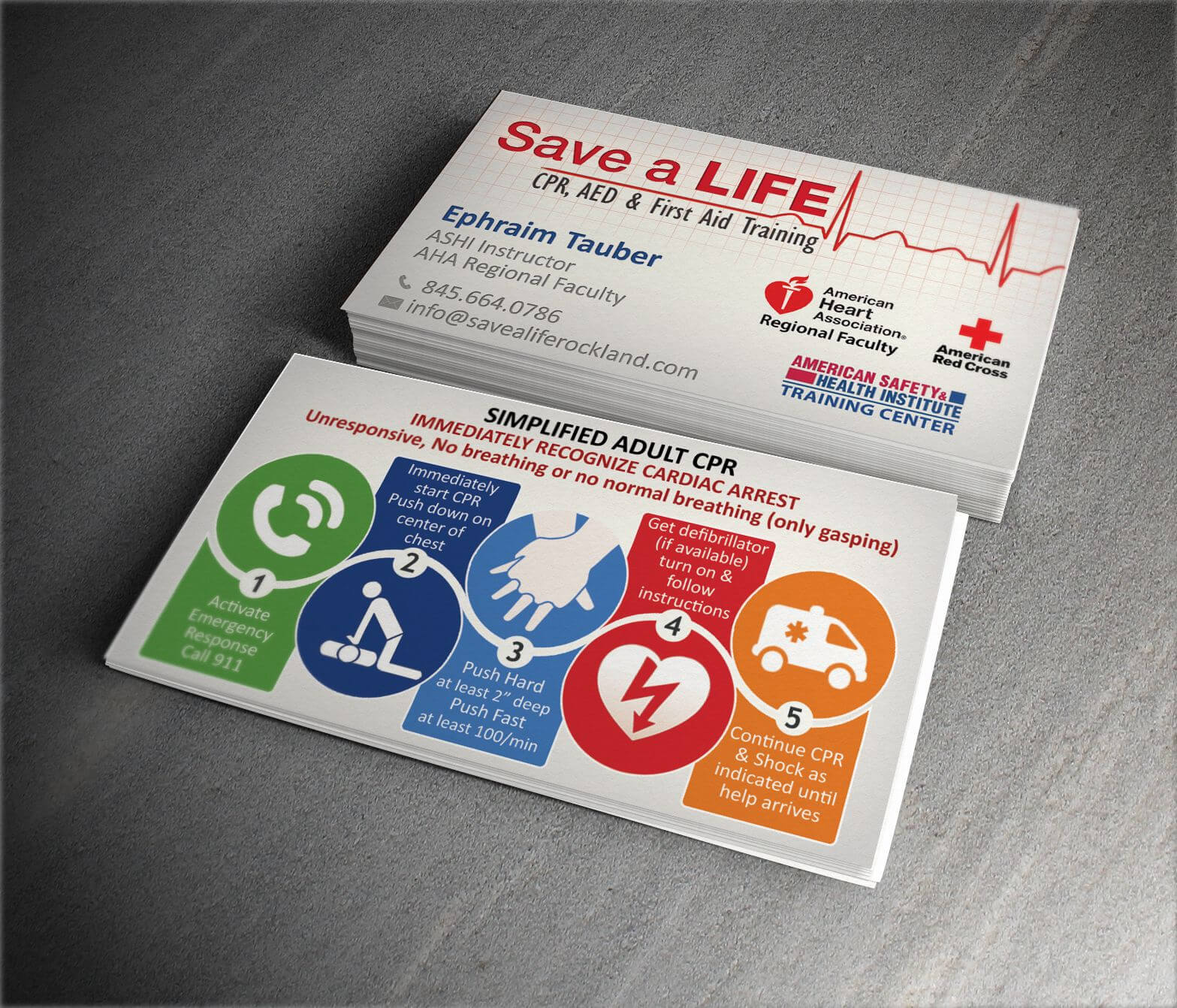 Cpr Customizable Business Cards Instructor Card Plans Plan A Intended For Push Card Template