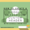 Create A Google Classroom Custom Header With Google Drawings With Regard To Classroom Banner Template