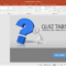 Create A Quiz In Powerpoint With Quiz Tabs Powerpoint Template Within How To Create A Template In Powerpoint