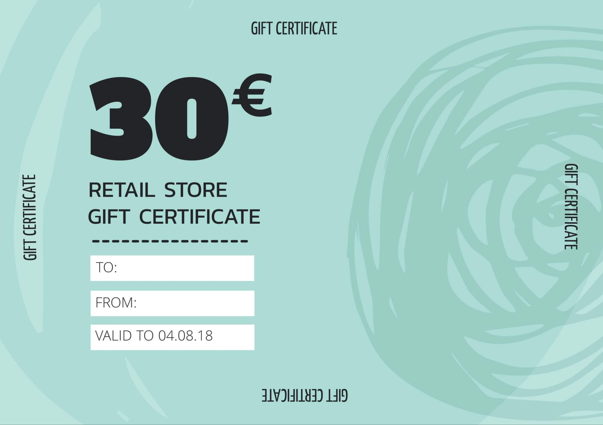Create Personalized Gift Certificate Templates & Vouchers Within Company Gift Certificate Template
