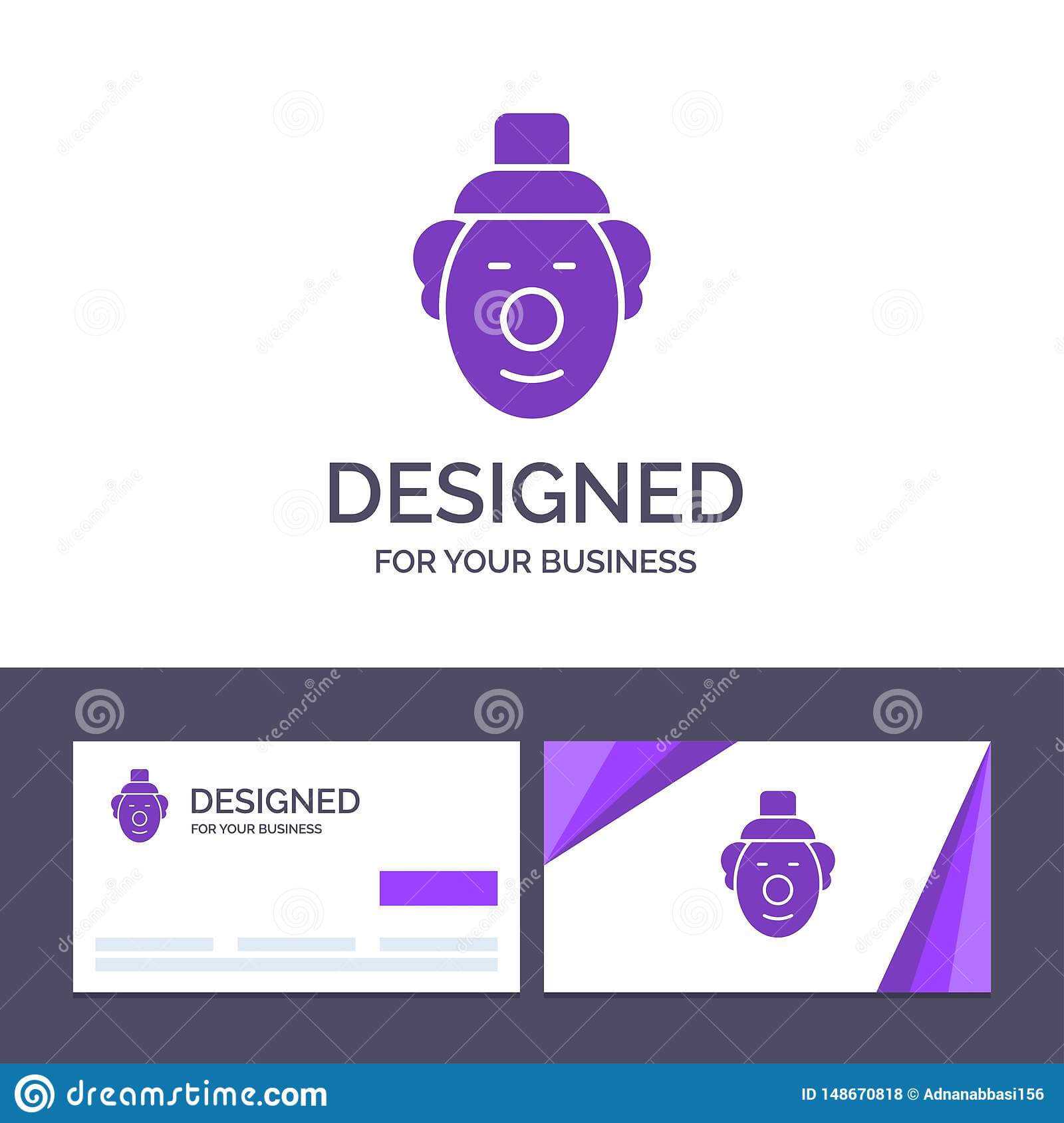 Creative Business Card And Logo Template Joker, Clown Pertaining To Joker Card Template