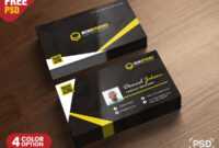 Creative Business Card Template Psd - Psd Zone intended for Creative Business Card Templates Psd