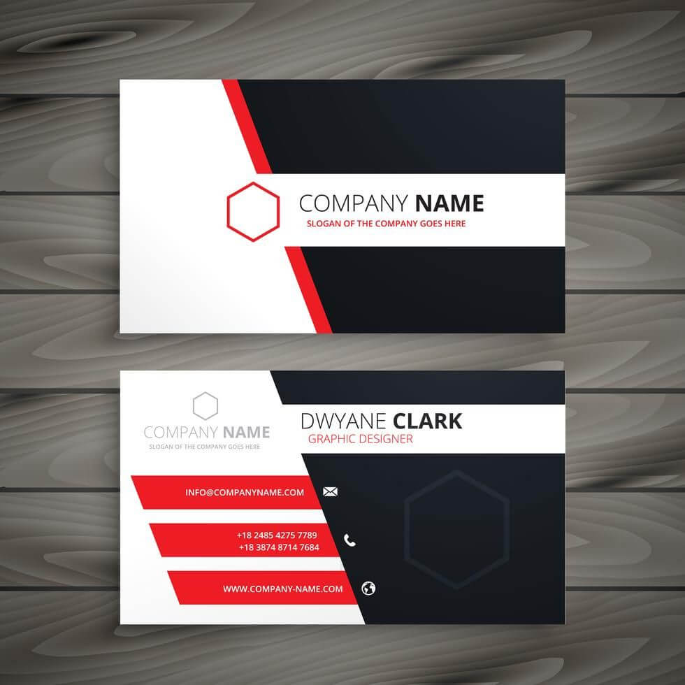 Creative Visit Card Template Vector Design Illustration Pertaining To Designer Visiting Cards Templates