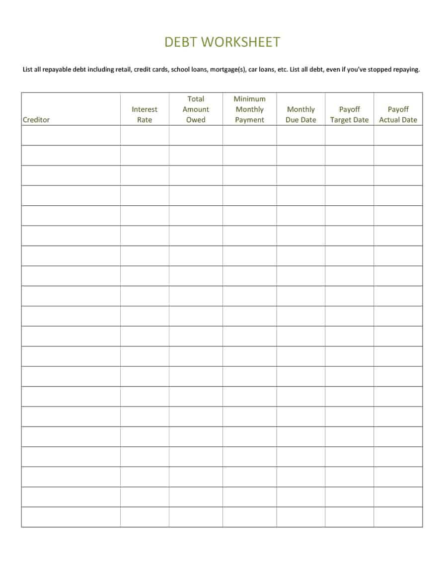 Credit Card Payoff Plan Worksheet – Forza.mbiconsultingltd In Credit Card Payment Plan Template