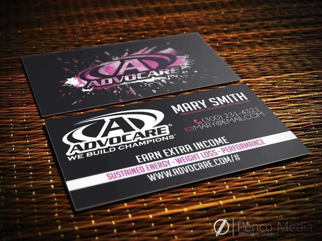 Custom Advocare Business Card Design #6 | Business Card Intended For Advocare Business Card Template