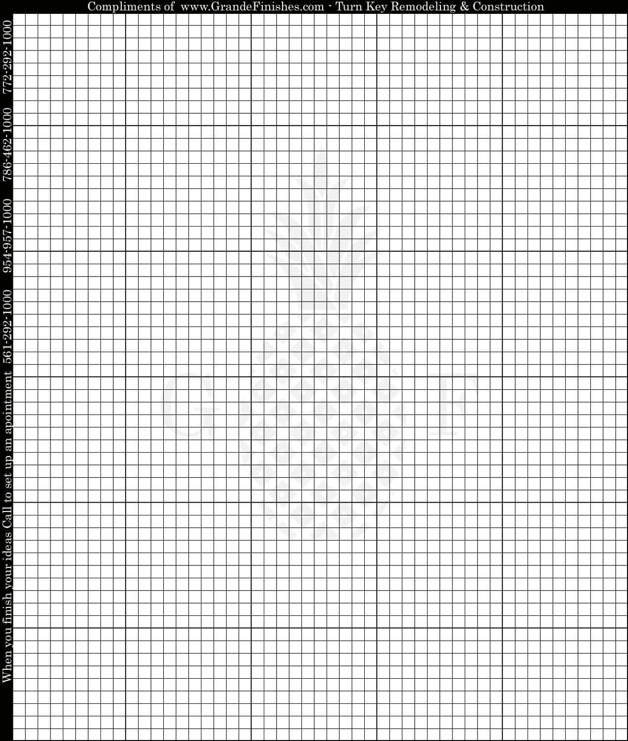 Готовые Срубы – Grande Finish Graph Paper C | Cross Stitch Throughout Blank Perler Bead Template