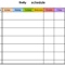 Daily Blank Calendar Template You Can Use For Office And Intended For Printable Blank Daily Schedule Template