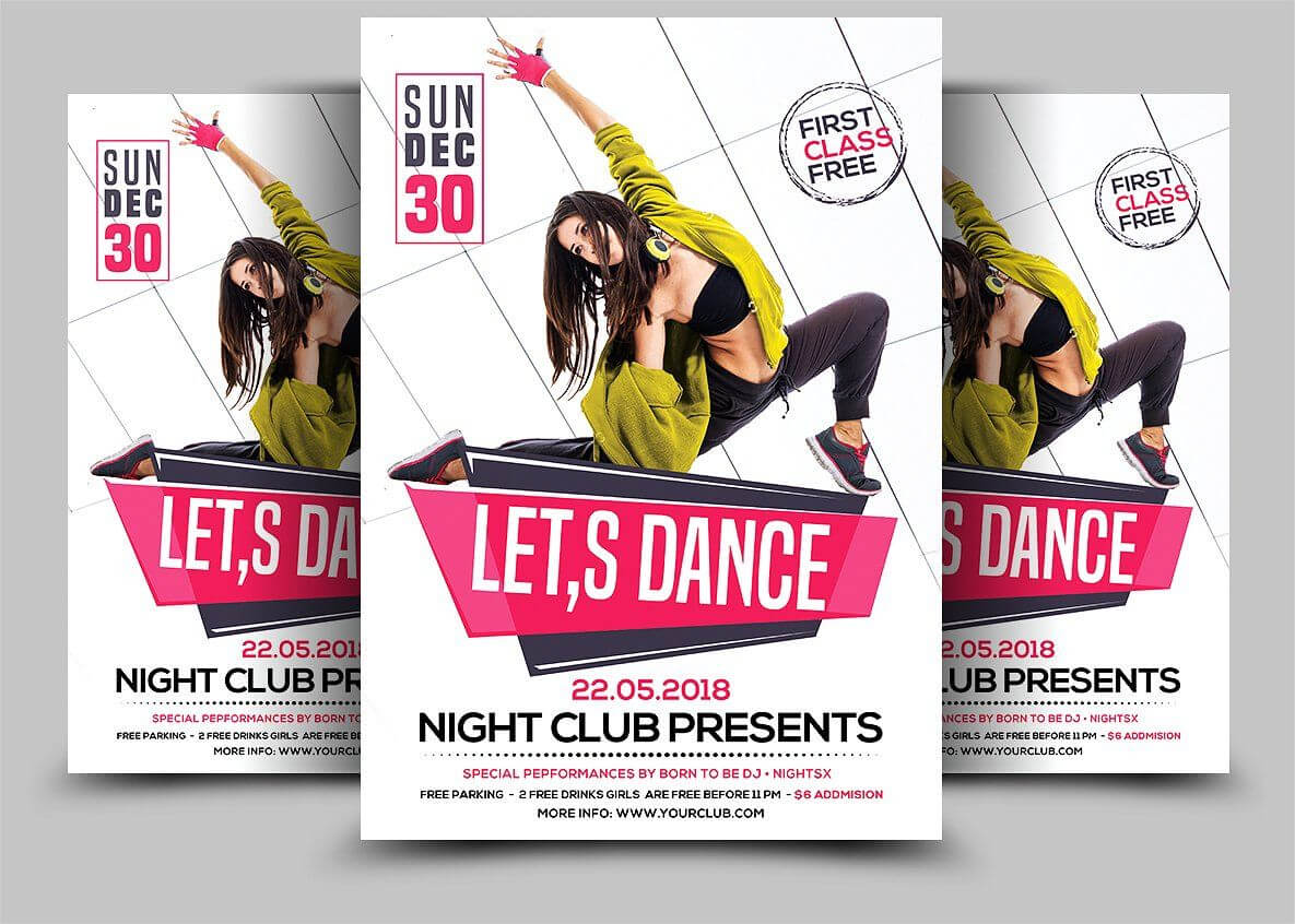 Dance Flyer #design#free#professional#adobe | Templates Intended For Dance Flyer Template Word
