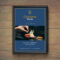 Dark Blue & Gold Fancy Restaurant Flyer Idea – Venngage With Regard To Fancy Brochure Templates