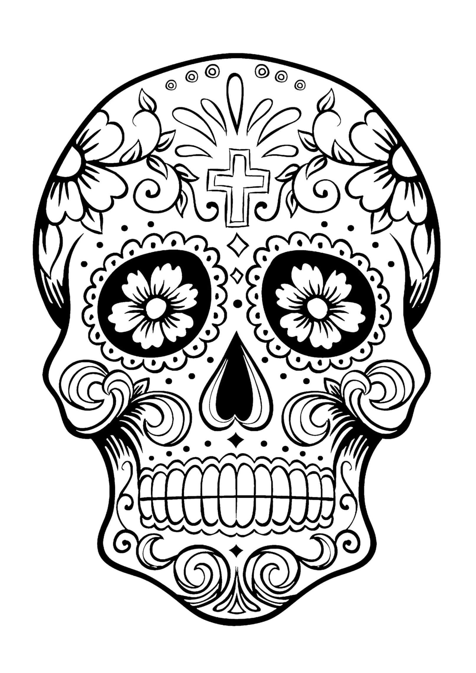 Day Of The Dead Blank Template – Imgflip Inside Blank Sugar Skull Template