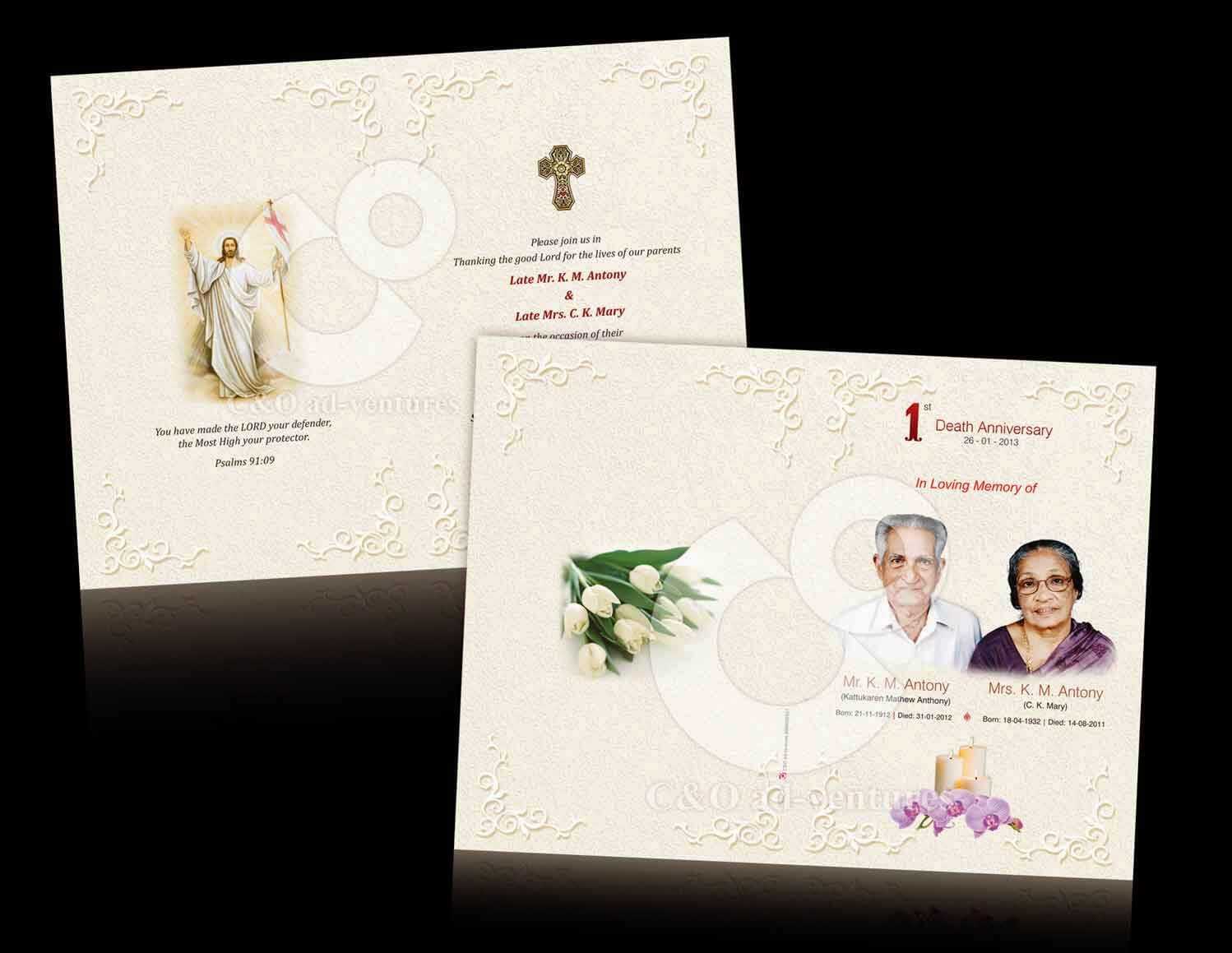 Death Anniversary Cards Templates ] - Card Templates Free Regarding Death Anniversary Cards Templates