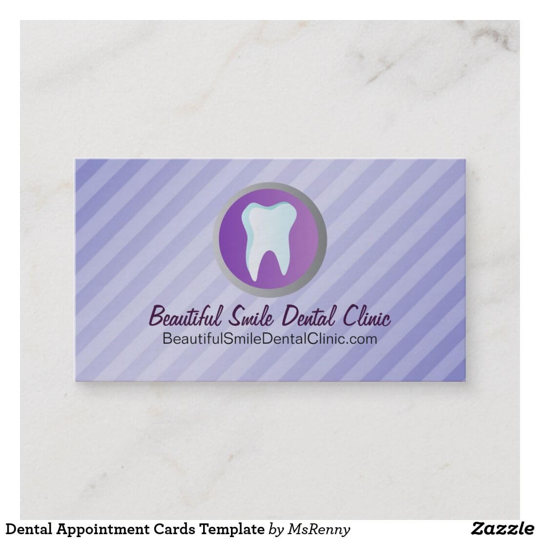 Dental Appointment Cards Template | Zazzle | Cards In Dentist Appointment Card Template