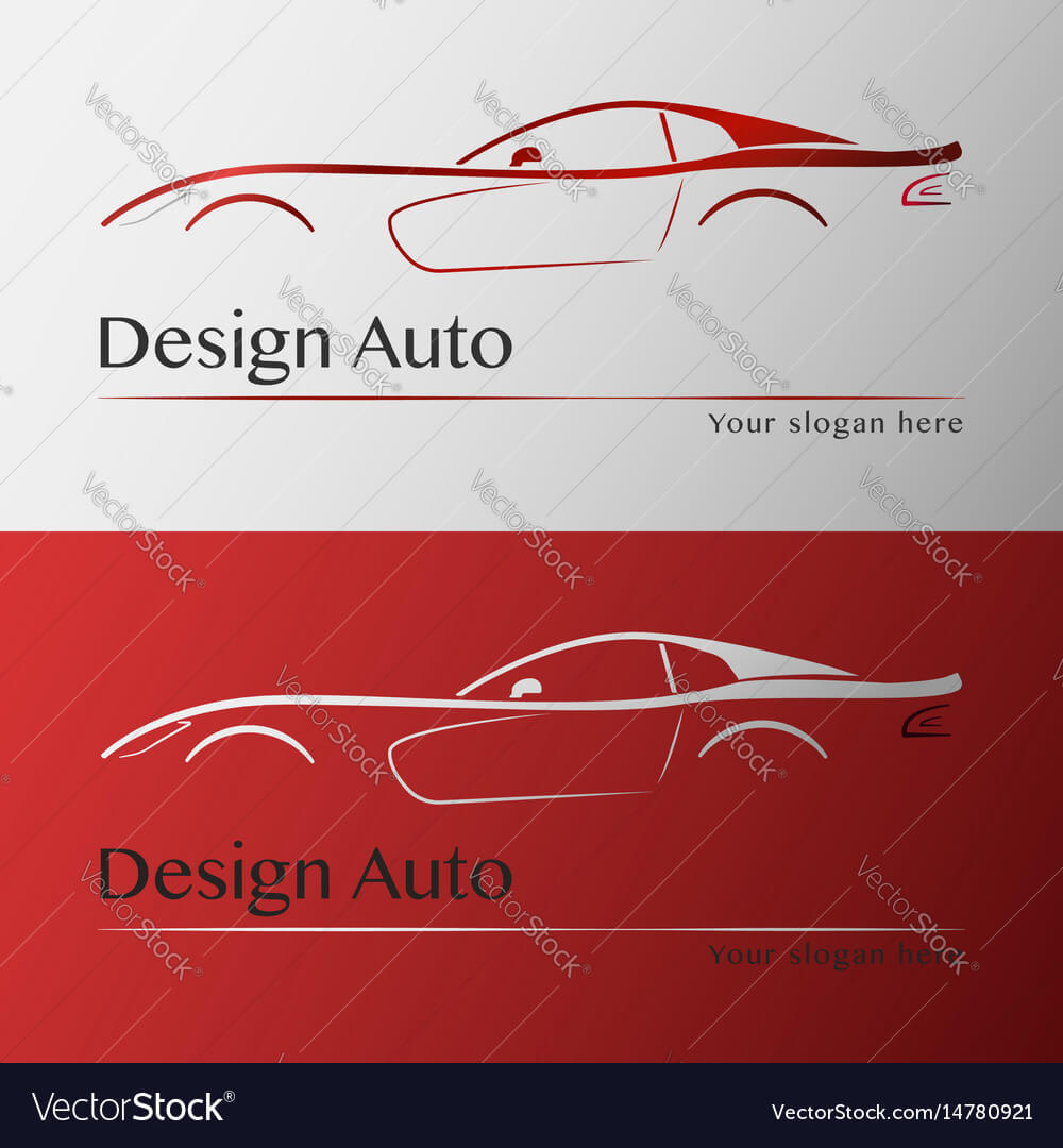 Design Car With Business Card Template For Automotive Business Card Templates