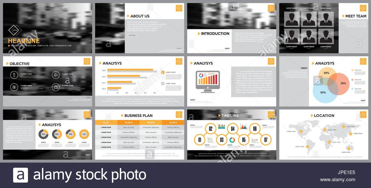 Design Element Of Infographics For Presentations Templates With Keynote Brochure Template