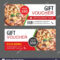 Discount Gift Voucher Fast Food Template Design. Pizza Set Pertaining To Pizza Gift Certificate Template