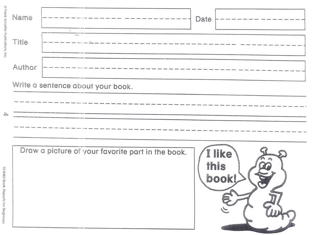 Do Book Reports 1St Grade – Assigning A Book Report In 1St With 1St Grade Book Report Template