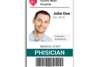 Doctor Id Card #2 | Id Card Template, Badge Template with regard to Doctor Id Card Template