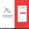 Dope, Injection, Medical, Drug Grey Logo Design And Business With Dope Card Template