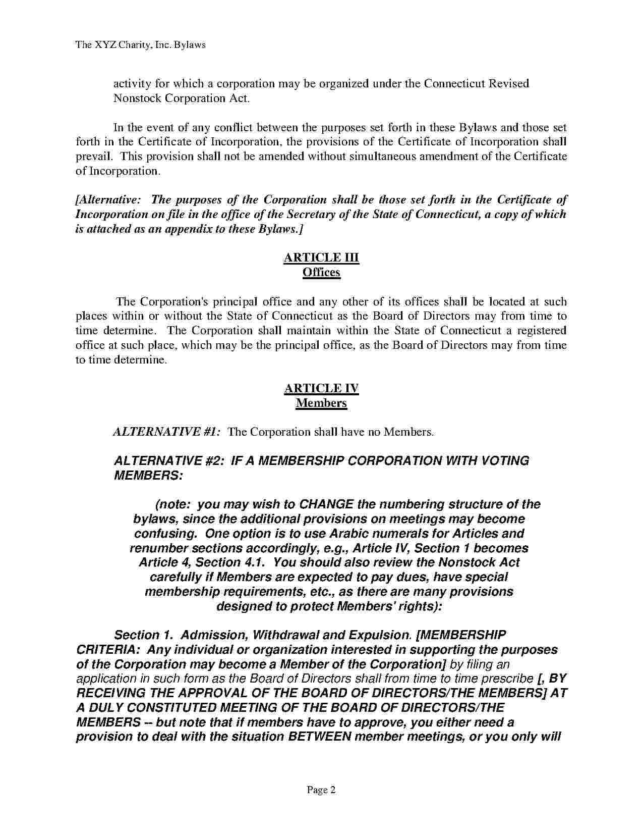 Download Corporate Bylaws Style 16 Template For Free At Intended For Corporate Bylaws Template Word