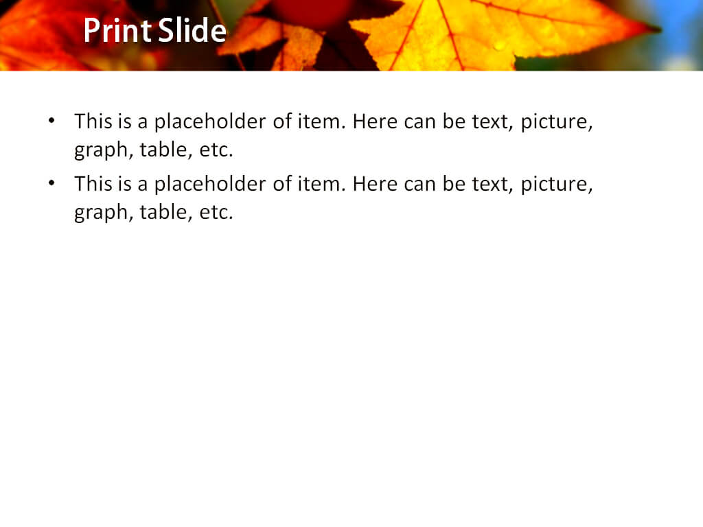 Download Free Autumn Leaves Powerpoint Template For Within Free Fall Powerpoint Templates