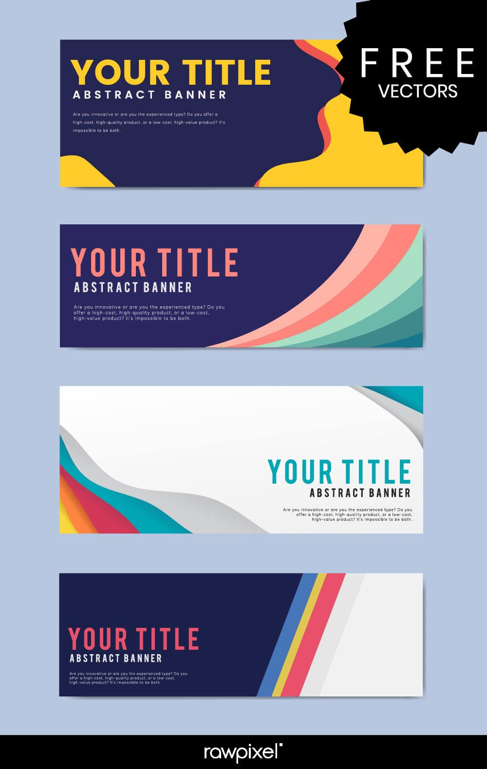 Download Free Modern Business Banner Templates At Rawpixel For Website Banner Templates Free Download