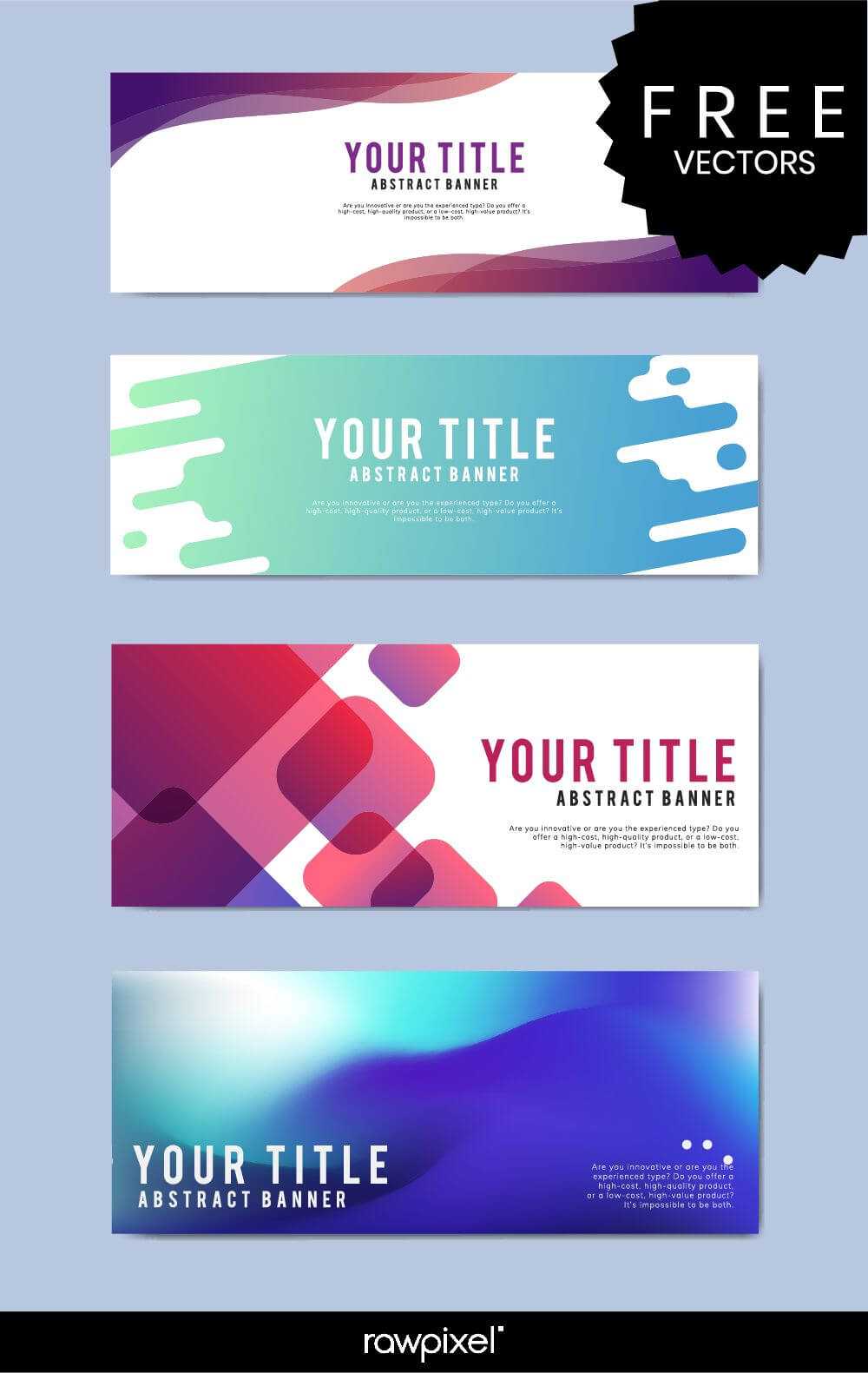 Download Free Modern Business Banner Templates At Rawpixel In Free Website Banner Templates Download