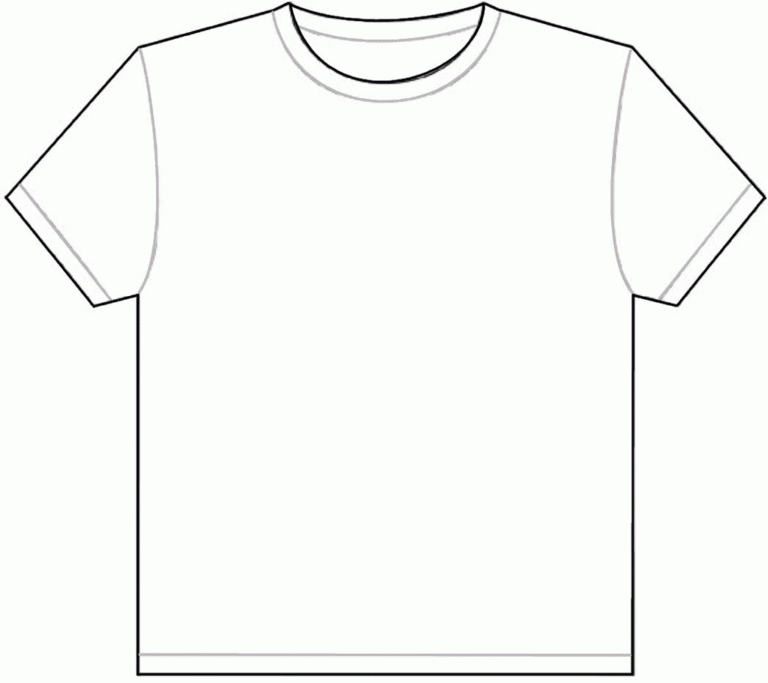 Blank Tshirt Template Printable - Professional Template Examples